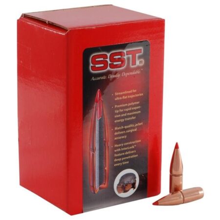 Hornady Bullets .30 Caliber (.308 Diameter) 180 Gr. InterLock SST Boat Tail- Box of 100- 30702