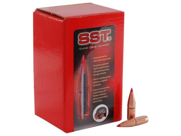 Hornady Bullets .30 Caliber (.308 Diameter) 180 Gr. InterLock SST Boat Tail- Box of 100- 30702
