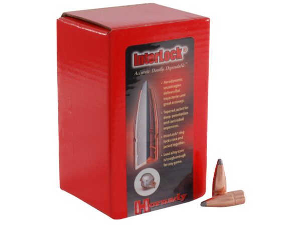 Hornady Bullets 8mm (.323 Diameter) 150 Gr. InterLock Spire Point- Box of 100- 3232