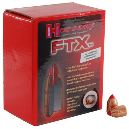 Hornady Bullets .45 Long Colt (.452 Diameter) 225 Gr. FTX- Box of 100- 45218
