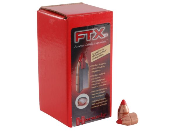 Hornady Bullets .460 S&W (.452 Diameter) 200 Gr. FTX- Box of 50- 45215