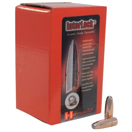 Hornady Bullets .303 Caliber and 7.7mm Japanese (.312 Diameter) 174 Gr. InterLock Round Nose- Box of 100- 3130