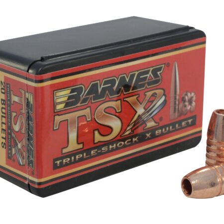 Barnes Bullets .45-70 Caliber (.458 Diameter) 300 Gr. TSX Flat Nose- Lead-Free- Box of 20- 30630