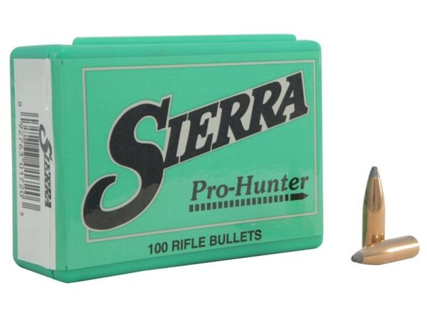 Sierra Bullets .264 Caliber / 6.5mm (.264 Diameter) 120 Gr. Pro-Hunter Spitzer Box of 100- 1720