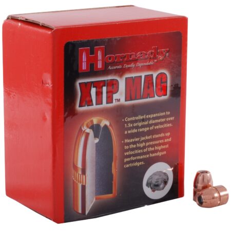Hornady Bullets .45 Caliber (.452 Diameter) 240 Gr. XTP MAG Jacketed Hollow Point Magnum- Box of 100- 45220