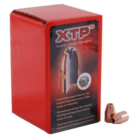 Hornady Bullets 9mm (.355 Diameter) 124 Gr. XTP Jacketed Hollow Point- Box of 100- 35571