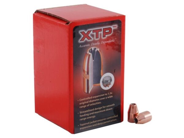 Hornady Bullets 9mm (.355 Diameter) 124 Gr. XTP Jacketed Hollow Point- Box of 100- 35571