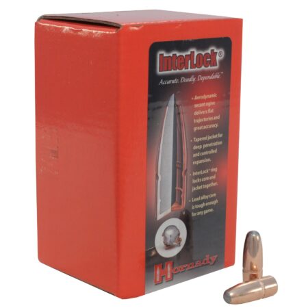 Hornady Bullets 8mm (.323 Diameter) 170 Gr. InterLock Round Nose- Box of 100- 3235