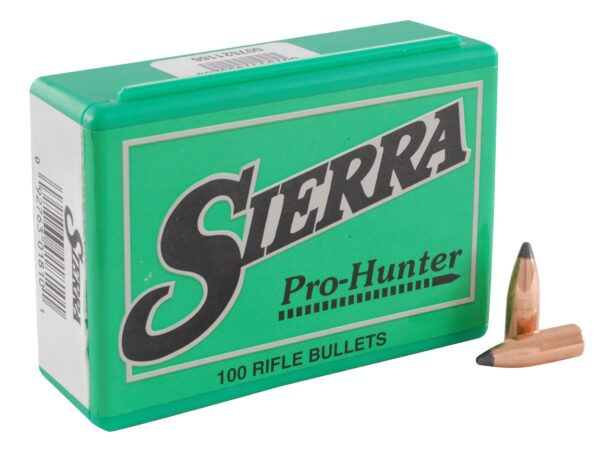 Sierra Bullets .270 Caliber (.277 Diameter) 110 Gr. Pro-Hunter Spitzer- Box of 100- 1810