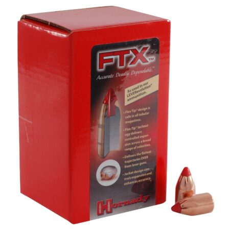 Hornady Bullets .450 Bushmaster (.452 Diameter) 250 Gr. FTX- Box of 50- 45201