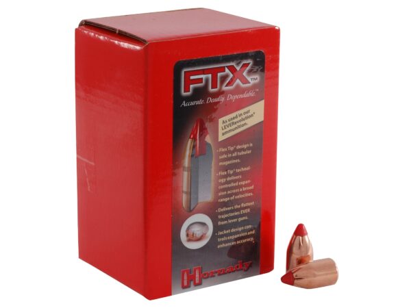 Hornady Bullets .450 Bushmaster (.452 Diameter) 250 Gr. FTX- Box of 50- 45201