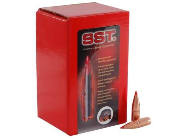 Hornady Bullets .30 Caliber (.308 Diameter) 165 Gr. InterLock SST Boat Tail- Box of 100- 30452