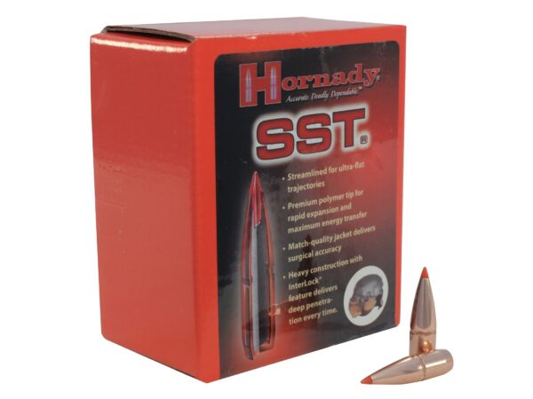 Hornady Bullets .338 Caliber (.338 Diameter) 200 Gr. InterLock SST Boat Tail- Box of 100- 33102