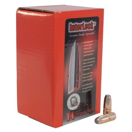 Hornady Bullets .32 Caliber (.321 Diameter) 170 Gr. InterLock Flat Nose- Box of 100- 3210
