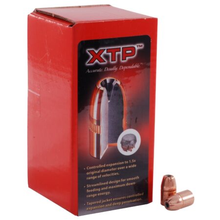 Hornady Bullets .38 Caliber (.357 Diameter) 158 Gr. XTP-FP Jacketed Flat Nose- Box of 100- 35780