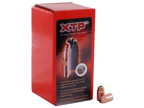 Hornady Bullets .38 Caliber (.357 Diameter) 158 Gr. XTP-FP Jacketed Flat Nose- Box of 100- 35780