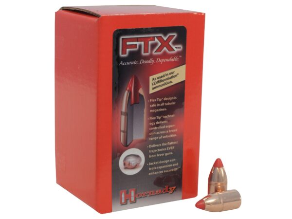 Hornady Bullets .444 Marlin (.430 Diameter) 265 Gr. FTX- Box of 50- 4305
