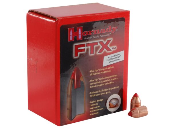 Hornady Bullets .44 Caliber (.430 Diameter) 225 Gr. FTX- Box of 100- 44105
