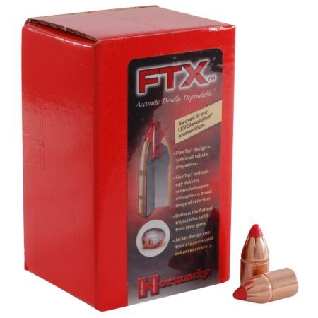 Hornady Bullets .458 Caliber (.458 Diameter) 325 Gr. FTX- Box of 50- 45015
