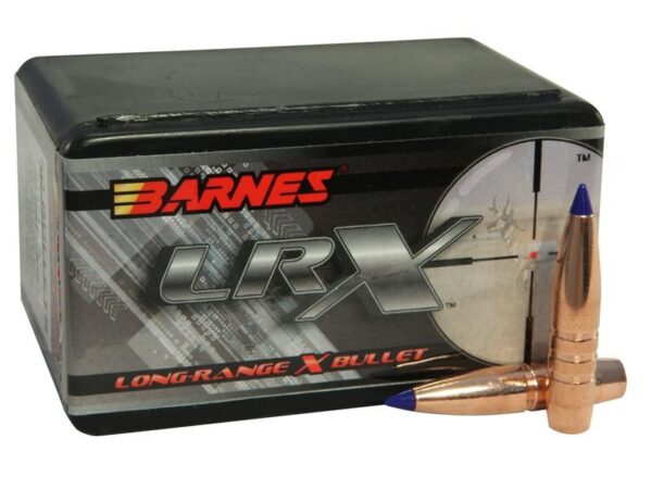 Barnes Bullets .30 Caliber (.308 Diameter) 200 Gr. Long-Range Hunting LRX Boat Tail- Lead Free- Box of 50- 30374