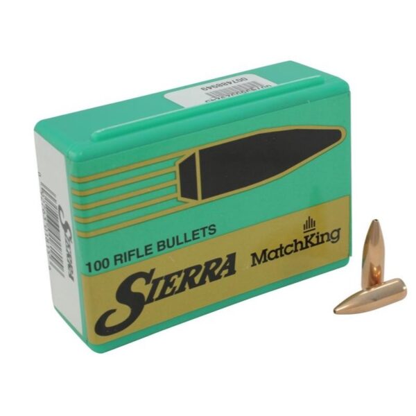 Sierra Bullets 6.8mm Remington SPC (.277 Diameter) 115 Gr. MatchKing Hollow Point Boat Tail- Box of 100- 1815