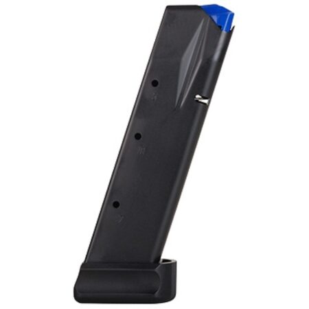 Mec-Gar CZ-75B/85B/SP-01/Shadow 9mm Luger 19-Round Magazine- Steel Anti-Friction Black- MGCZ7519AFC
