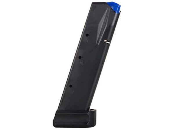 Mec-Gar CZ-75B/85B/SP-01/Shadow 9mm Luger 19-Round Magazine- Steel Anti-Friction Black- MGCZ7519AFC
