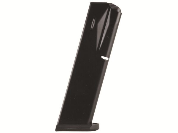 Mec-Gar Optimum Beretta 92 9mm Luger 18-Round Magazine with Base Pad- Steel Anti-Friction Black- MGPB9218AFC