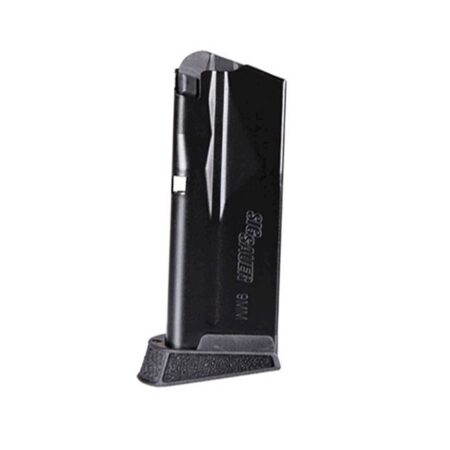SIG SAUER P365 Micro-Compact 9mm 10-Round Magazine with Finger Extension- Steel Matte- MAG-365-9-10X