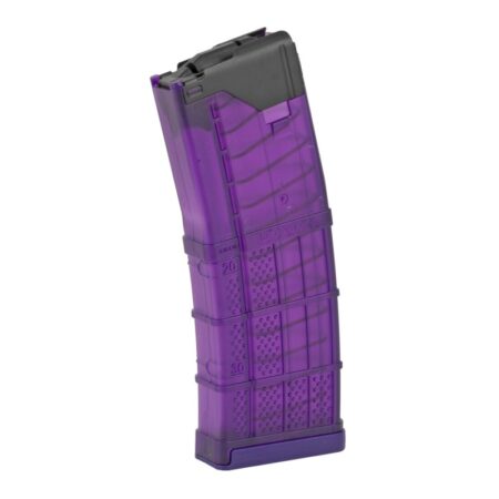 Lancer L5AWM Hybrid AR-15 5.56x45mm 30-Round Magazine- Translucent Purple