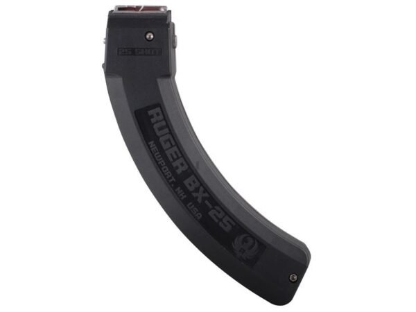Ruger BX-25 10/22 .22 Long Rifle 25-Round Magazine- Polymer Black- 90361