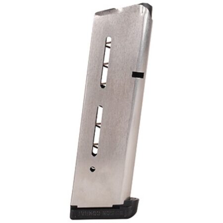 Wilson Combat 1911 Government, Commander 10mm Auto 9-Round Magazine with Base Pad- Stainless Steel- 47NX