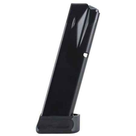 Mec-Gar Optimum Taurus PT92, PT99 9mm Luger 20-Magazine with Base Pad Steel Anti-Friction Black- MGPT9220AFC