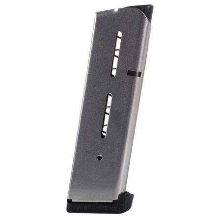 Wilson Combat 1911 Government .45 ACP 8-Round Full-Size Magazine with Standard Base Pad- Stainless Steel- 47D