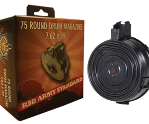 Century Arms AK-47 7.62x39mm 75-Round Drum Magazine- Black Finish- MAAK78A