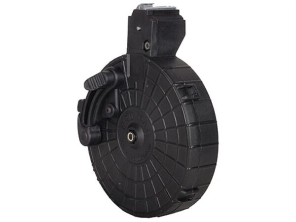 ProMag Ruger 10/22 .22 Long Rifle 50-Round Drum Magazine- Polymer Black- RUG-A14