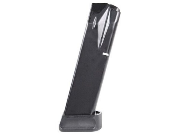 Mec-Gar Optimum Beretta 92 9mm Luger 20-Round Magazine with Base Pad- Steel Anti-Friction Black- MGPB9220AFC
