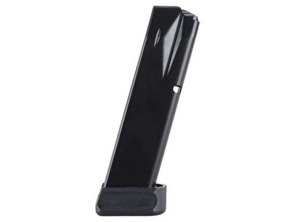 Mec-Gar Taurus PT100, PT101 .40 S&W 15-Round Magazine with Base Pad- Steel Anti-Friction Black- MGPT4015AFC
