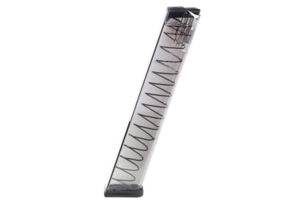 Elite Tactical Systems Glock 17/19/26/34 9mm Luger 31-Round Magazine- Translucent Polymer- GLK-18