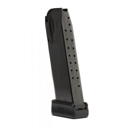 an image of the product Century Arms Canik TP9 Series 9mm Luger 20-Round Magazine- Steel Black- MA550