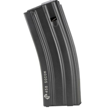 C Products Duramag SS AR-15 .458 Socom 10-Round Magazine with Anti-Tilt Follower- Black Steel- 1058041175CPD