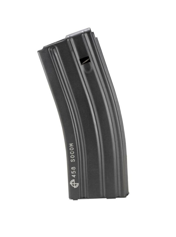 C Products Duramag SS AR-15 .458 Socom 10-Round Magazine with Anti-Tilt Follower- Black Steel- 1058041175CPD