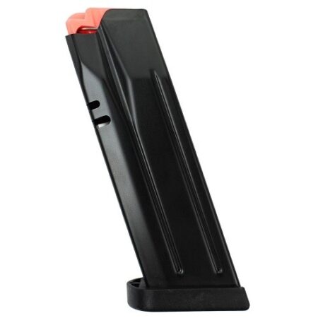 CZ P-10 Compact Reversible 9mm Luger 15-Round Magazine- Black- 11420