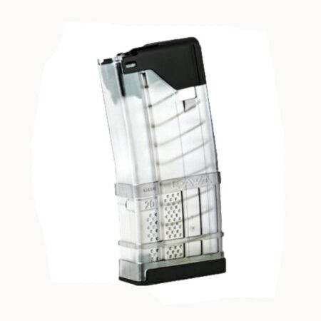 Lancer L5AWM Hybrid AR-15 5.56x45mm 20-Round Magazine- Translucent Clear- 232032
