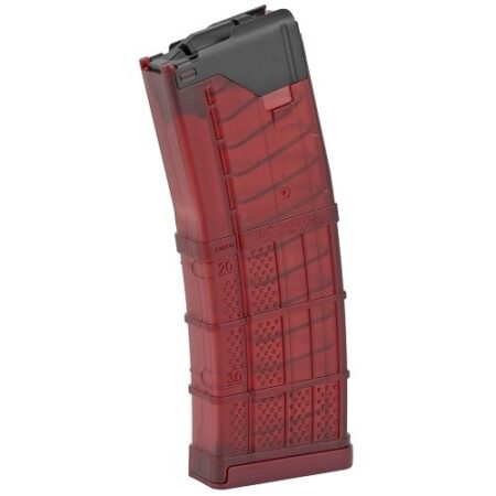 Lancer L5AWM AR-15 .223/5.56mm 30-Round Magazine- Translucent Red- 232054