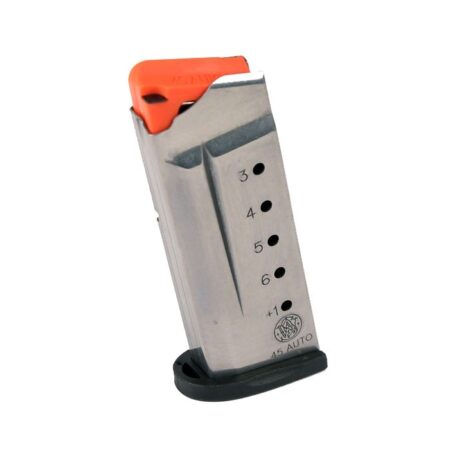 Smith & Wesson M&P Shield .45 ACP 6-Round Magazine- Stainless Steel- 3005566