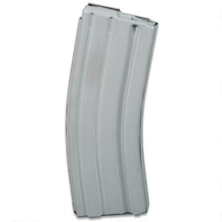ASC AR-15 .223/5.56mm 30-Round Magazine with Grey Anti-Tilt Follower- Aluminium Grey- 30223ALGTGASC