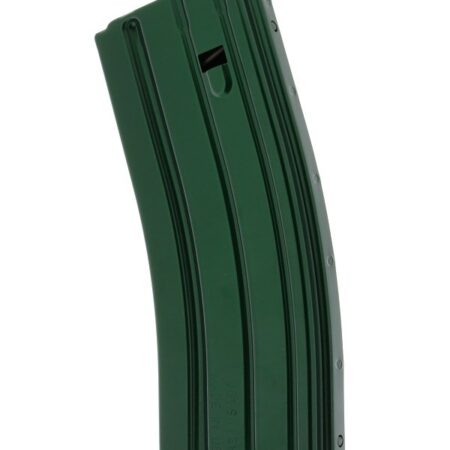 C Products Duramag AR-15 .223 Remington 30-Round Magazine with Black Anti-Tilt Follower- Aluminum- Green- 3023006175CPD