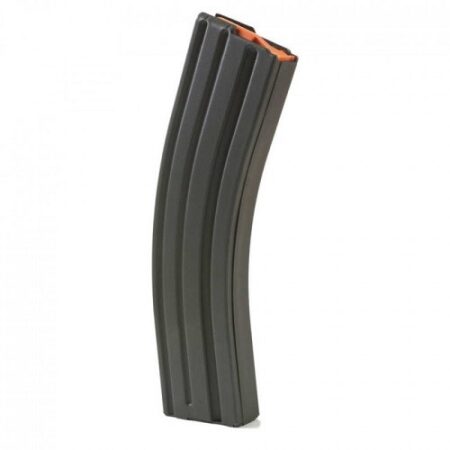 ASC AR-15 .223/5.56mm 40-Round Magazine with Orange Anti-Tilt Follower- Black Marlube- 40223SSBMOASC