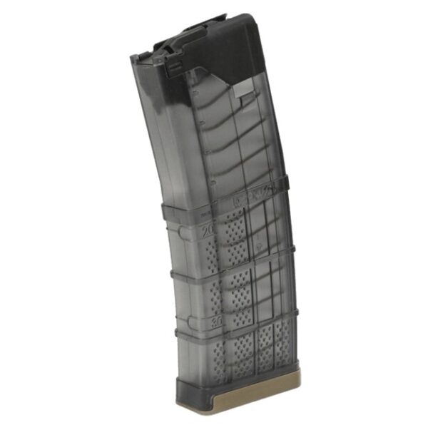 Lancer L5AWM Hybrid AR-15 .300 Blackout 30-Round Magazine- Translucent Smoke- 428001